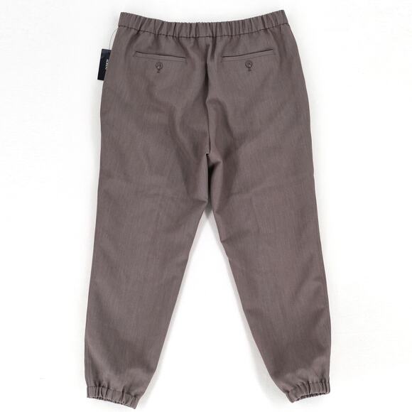 Alfani Men's Taupe Gray Woven Casual Fit Elastic Hem Dressy Jogger Pants Size L - Picture 3 of 5